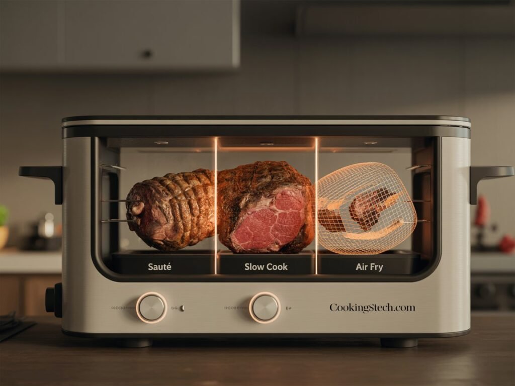 Combo Cooking (Saute → Slow Cook → Air Fry) by cookingstech.com