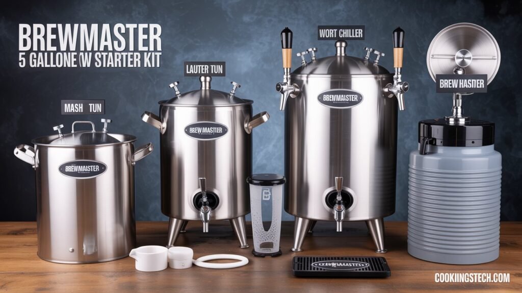 Home Brewing Kit Layout by cookingstech.com