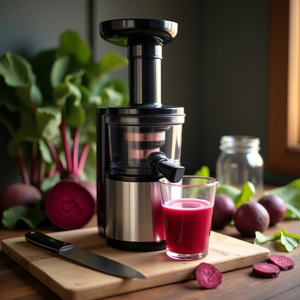 equipment for how to make beets in a juicer
