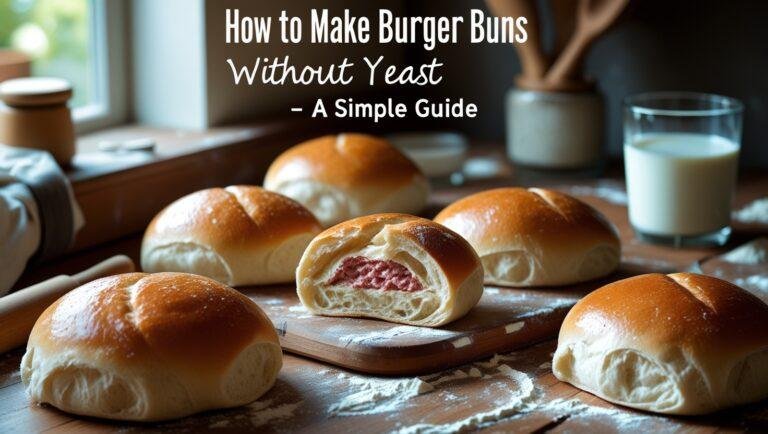 Burger Buns Without Yeast