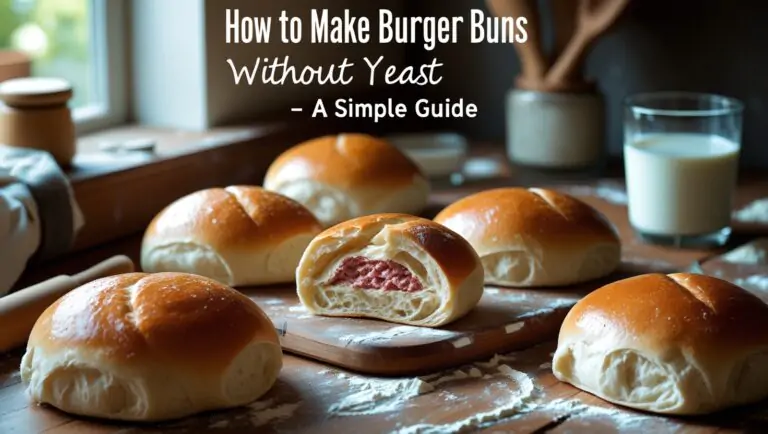 Burger Buns Without Yeast