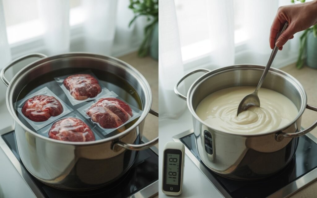 Sous Vide & Yogurt Making of multi function cooker by cookingstech.com